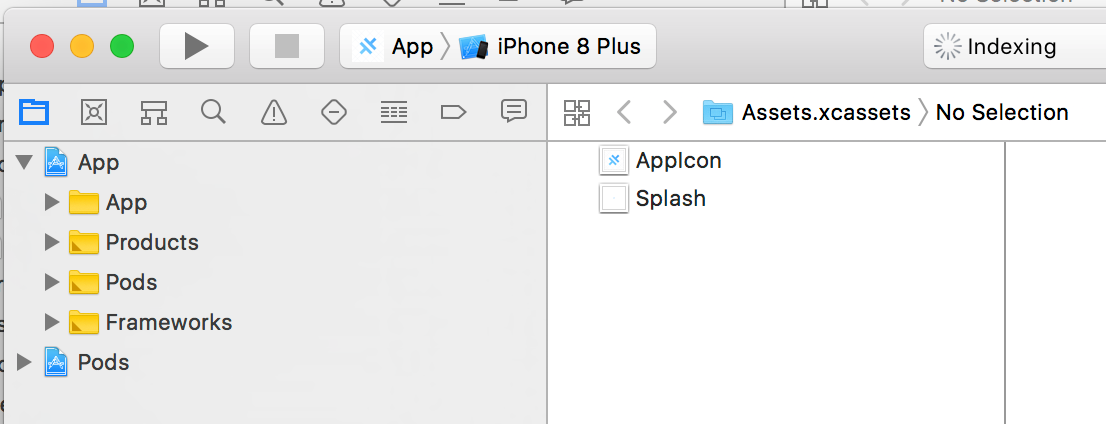 Xcode indexing